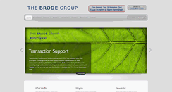 Desktop Screenshot of brodegroup.com